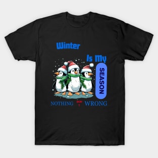 Penguin Winter Season T-Shirt